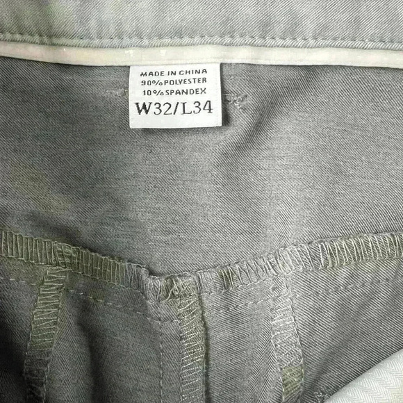 FootJoy FJ Men's 32 X 34 Gray 4 Pocket Straight Leg Stretch Golf Pants - Picture 2 of 4